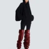 Oversized-Strickpullover mit Kapuze Oversized-Strickpullover mit Kapuze
