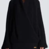 Oversized-Strickpullover mit Kapuze Oversized-Strickpullover mit Kapuze