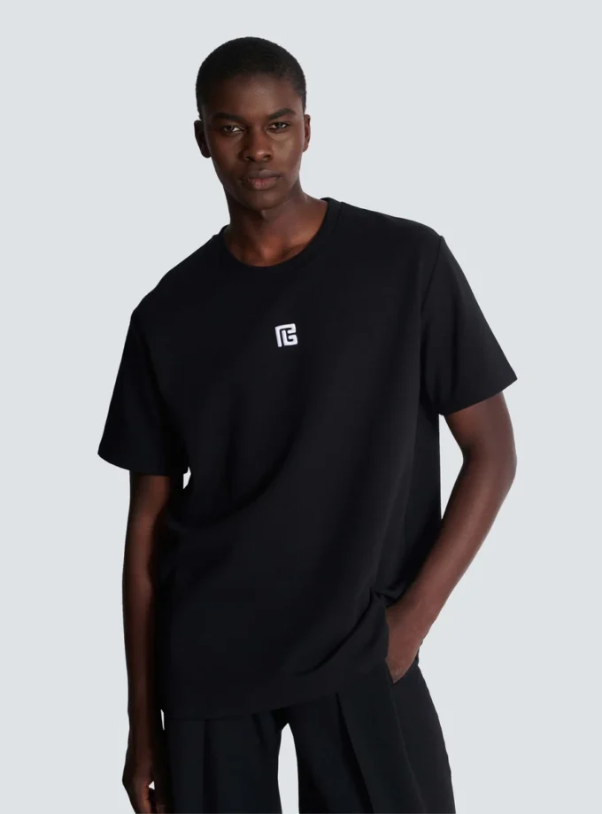 PB besticktes T-Shirt PB besticktes T-Shirt
