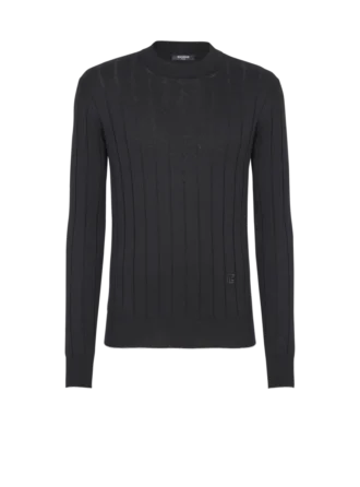 PB-Pullover aus Seide und Baumwollstrick