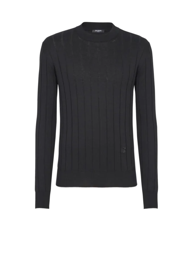PB-Pullover aus Seide und Baumwollstrick