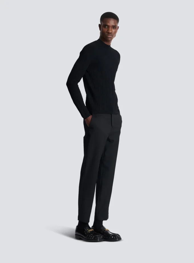 PB-Pullover aus Seide und Baumwollstrick