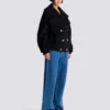 Pea Coat aus Wolle mit 4 Knöpfen Pea Coat aus Wolle mit 4 Knöpfen