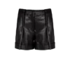 Plissierte Shorts aus Lammleder Plissierte Shorts aus Lammleder
