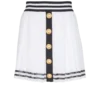 Plissierter Strickrock mit Monogramm Plissierter Strickrock mit Monogramm