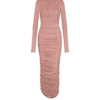 Plissiertes Jersey-Midikleid Plissiertes Jersey-Midikleid