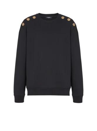 Pullover mit Kettenlöwen-Knöpfen