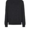 Pullover mit Monogramm-Strick und Leopardenmuster