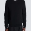 Pullover mit Monogramm-Strick und Leopardenmuster