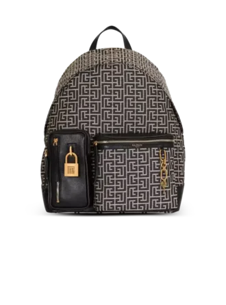 Pulse Monogram Jacquard-Rucksack