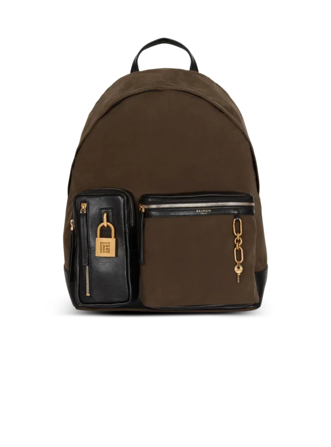 Pulse Rucksack aus Kalbsleder und Nylon Pulse Rucksack aus Kalbsleder und Nylon
