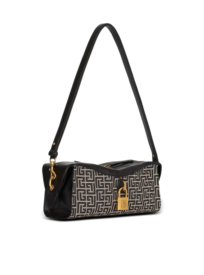 Pulse Schultertasche aus Monogramm-Jacquard und Kalbsleder Pulse Schultertasche aus Monogramm-Jacquard und Kalbsleder