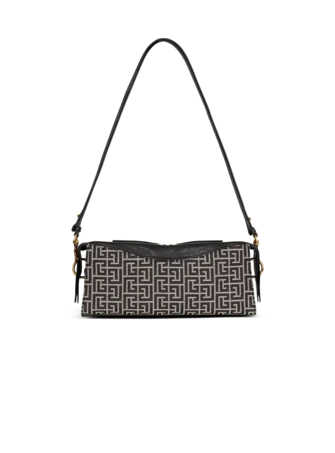 Pulse Schultertasche aus Monogramm-Jacquard und Kalbsleder Pulse Schultertasche aus Monogramm-Jacquard und Kalbsleder