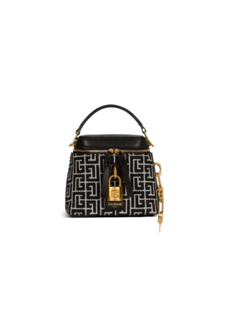 Pulse Vanity Bag aus Jacquard-Canvas mit Monogramm und Leder