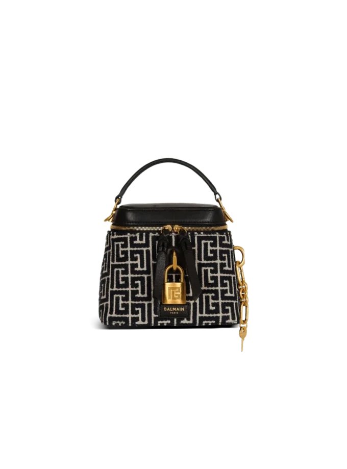 Pulse Vanity Bag aus Jacquard-Canvas mit Monogramm und Leder Pulse Vanity Bag aus Jacquard-Canvas mit Monogramm und Leder