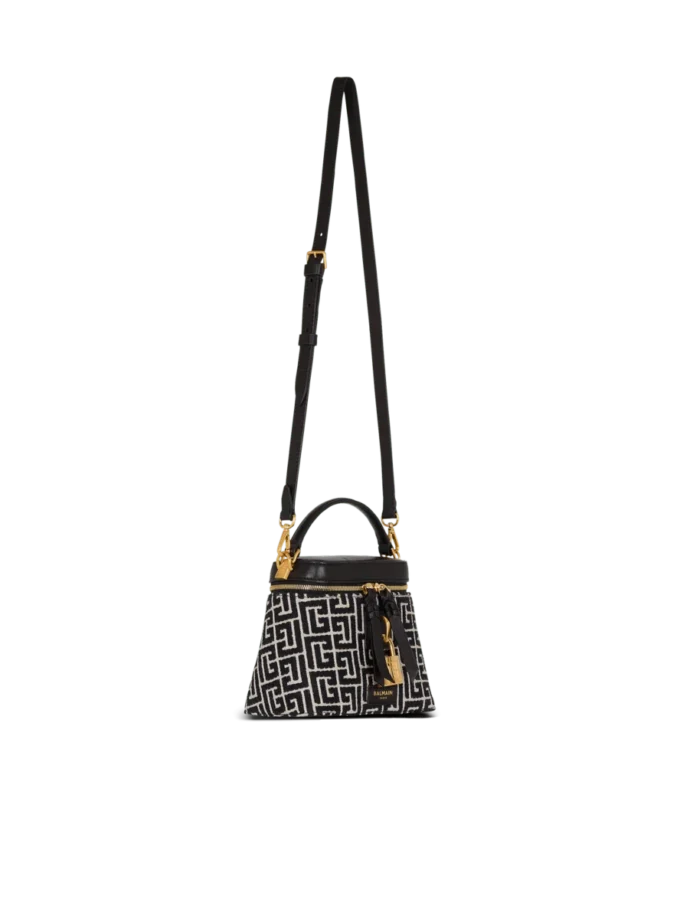 Pulse Vanity Bag aus Jacquard-Canvas mit Monogramm und Leder Pulse Vanity Bag aus Jacquard-Canvas mit Monogramm und Leder