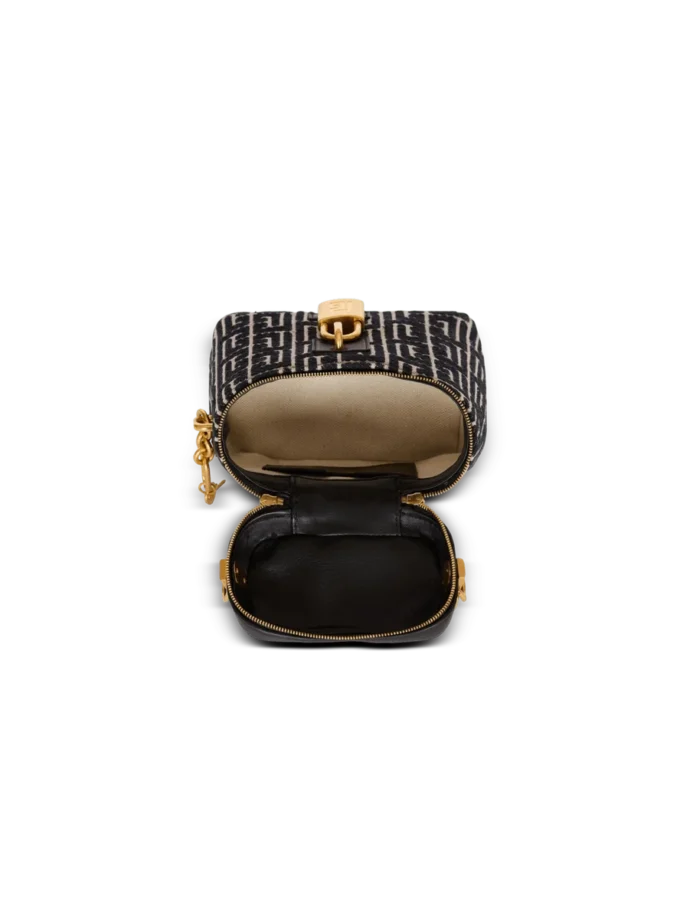 Pulse Vanity Bag aus Jacquard-Canvas mit Monogramm und Leder Pulse Vanity Bag aus Jacquard-Canvas mit Monogramm und Leder