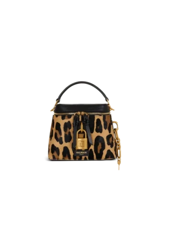 Pulse Vanity Ledertasche mit Leopardenmuster