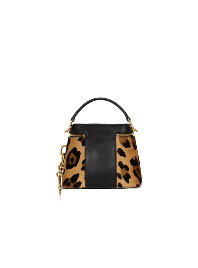 Pulse Vanity Ledertasche mit Leopardenmuster Pulse Vanity Ledertasche mit Leopardenmuster