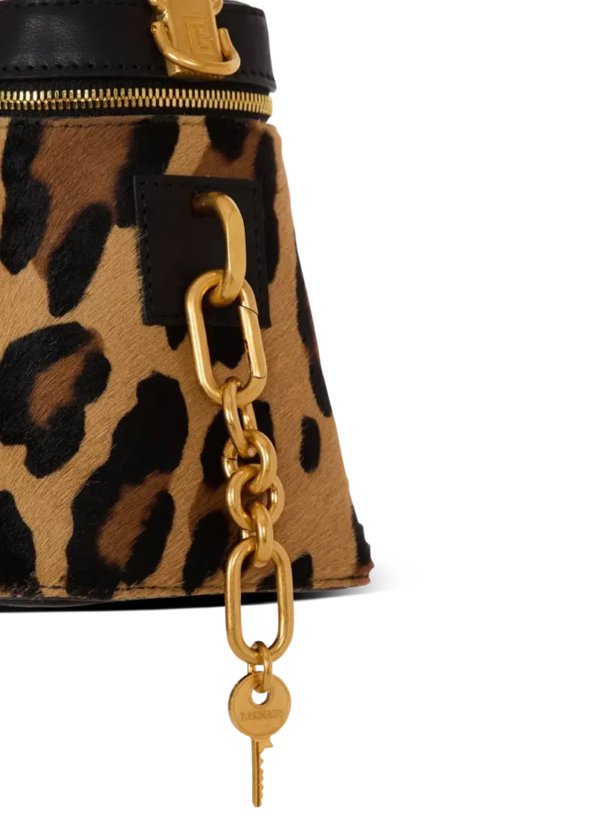 Pulse Vanity Ledertasche mit Leopardenmuster Pulse Vanity Ledertasche mit Leopardenmuster