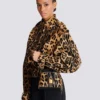 Pulse Vanity Ledertasche mit Leopardenmuster Pulse Vanity Ledertasche mit Leopardenmuster