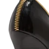 Pumps mit Keilabsatz und Reißverschluss aus Lackleder Pumps mit Keilabsatz und Reißverschluss aus Lackleder