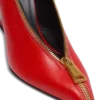 Pumps mit Keilabsatz und Reißverschluss aus Lammleder Pumps mit Keilabsatz und Reißverschluss aus Lammleder