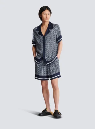 Pyjamahemd mit Monogramm Pyjamahemd mit Monogramm