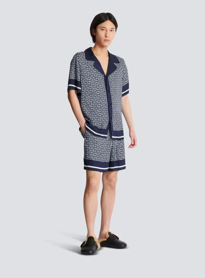 Pyjamahemd mit Monogramm Pyjamahemd mit Monogramm