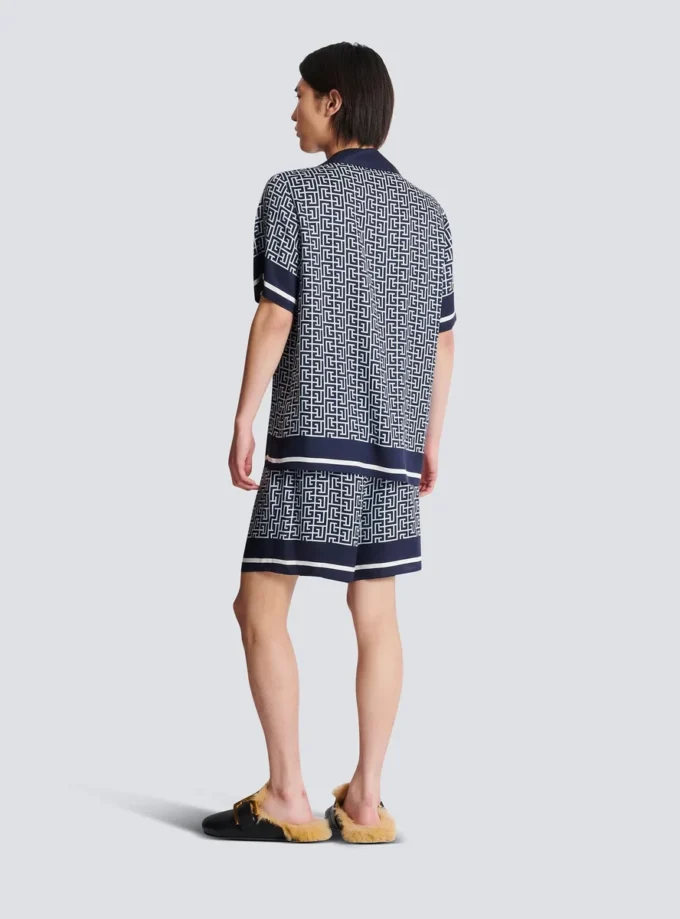 Pyjamahemd mit Monogramm Pyjamahemd mit Monogramm