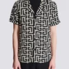 Pyjamahemd mit Monogramm-Print Pyjamahemd mit Monogramm-Print
