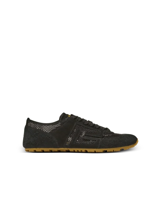 Racer 45 Sneakers aus Kalbsleder, Wildleder und Nylon Racer 45 Sneakers aus Kalbsleder, Wildleder und Nylon