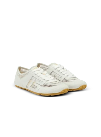 Racer 45 Sneakers aus Kalbsleder, Wildleder und Nylon
