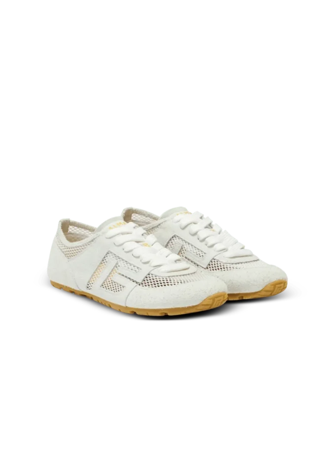 Racer 45 Sneakers aus Kalbsleder, Wildleder und Nylon Racer 45 Sneakers aus Kalbsleder, Wildleder und Nylon