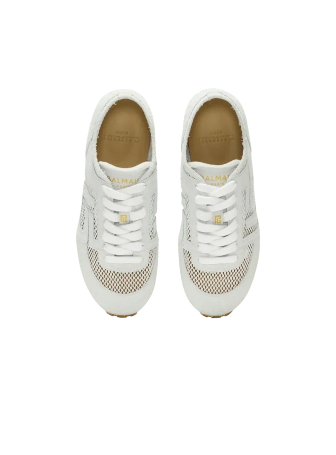 Racer 45 Sneakers aus Kalbsleder, Wildleder und Nylon Racer 45 Sneakers aus Kalbsleder, Wildleder und Nylon