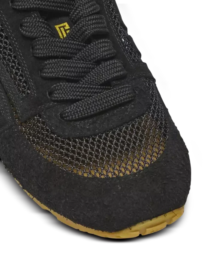 Racer 45 Sneakers aus Kalbsleder, Wildleder und Nylon Racer 45 Sneakers aus Kalbsleder, Wildleder und Nylon