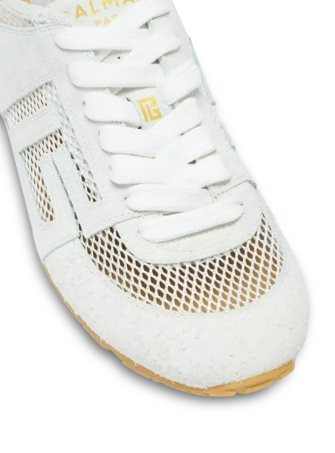 Racer 45 Sneakers aus Kalbsleder, Wildleder und Nylon Racer 45 Sneakers aus Kalbsleder, Wildleder und Nylon