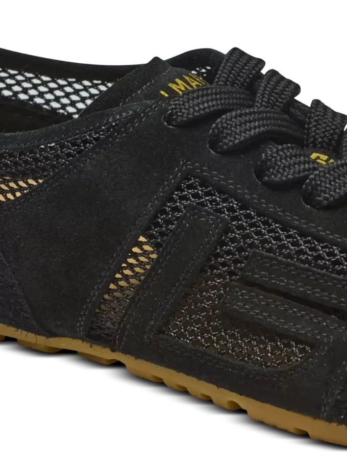 Racer 45 Sneakers aus Kalbsleder, Wildleder und Nylon Racer 45 Sneakers aus Kalbsleder, Wildleder und Nylon