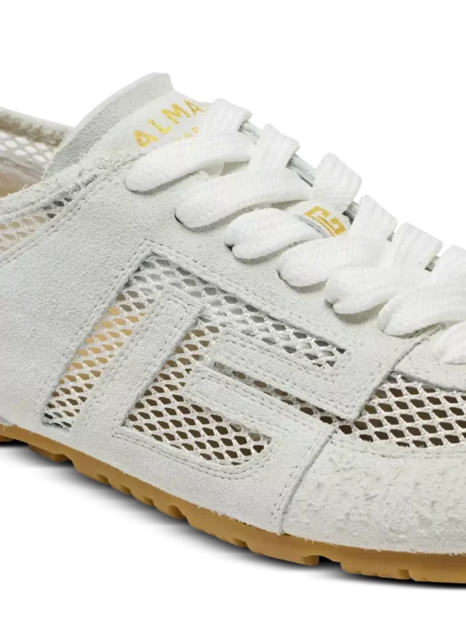 Racer 45 Sneakers aus Kalbsleder, Wildleder und Nylon Racer 45 Sneakers aus Kalbsleder, Wildleder und Nylon