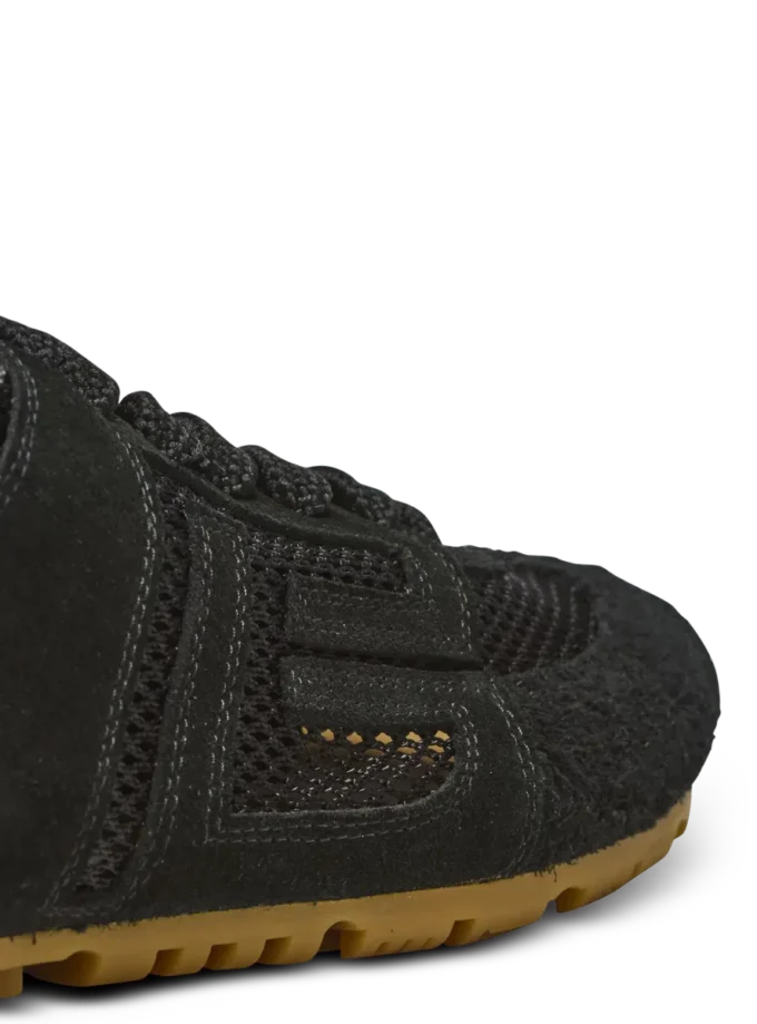 Racer 45 Sneakers aus Kalbsleder, Wildleder und Nylon Racer 45 Sneakers aus Kalbsleder, Wildleder und Nylon