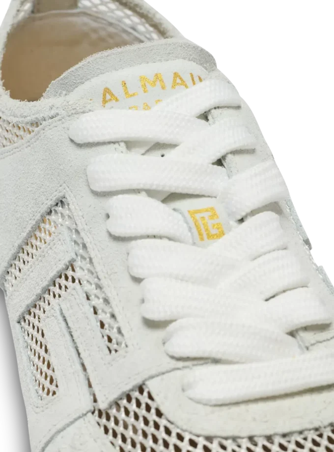 Racer 45 Sneakers aus Kalbsleder, Wildleder und Nylon Racer 45 Sneakers aus Kalbsleder, Wildleder und Nylon