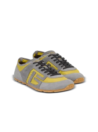 Racer 45 Sneakers aus Wildleder und Nylon