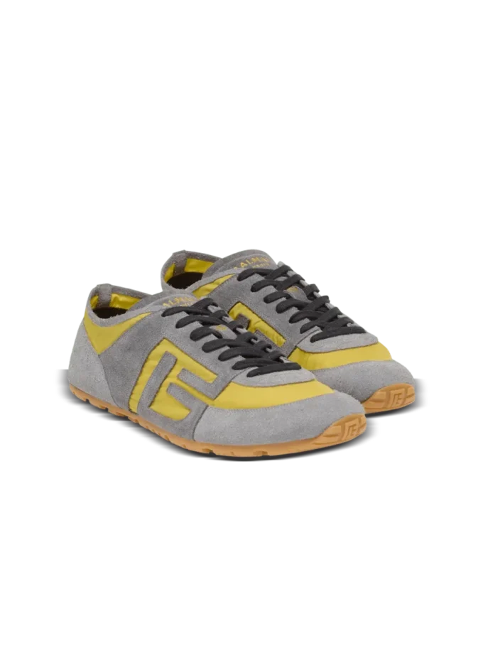 Racer 45 Sneakers aus Wildleder und Nylon