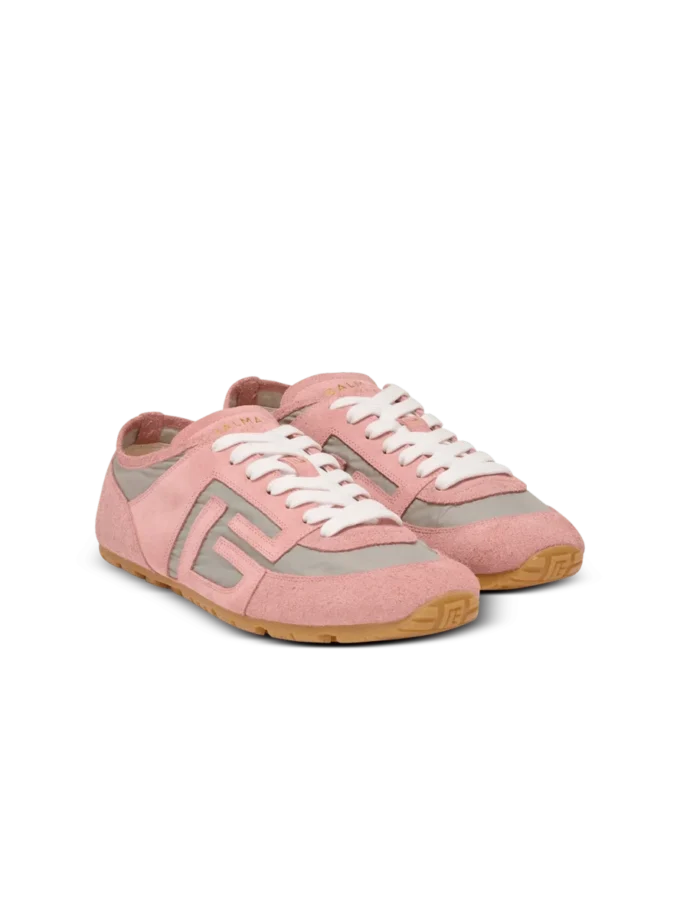 Racer 45 Sneakers aus Wildleder und Nylon