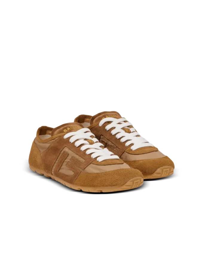 Racer 45 Sneakers aus Wildleder und Nylon
