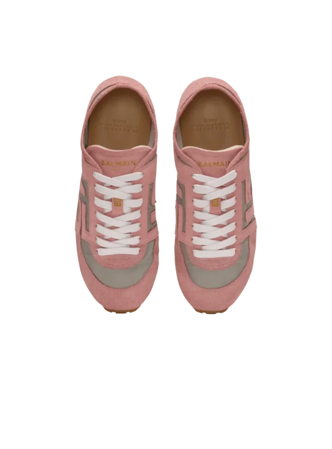 Racer 45 Sneakers aus Wildleder und Nylon