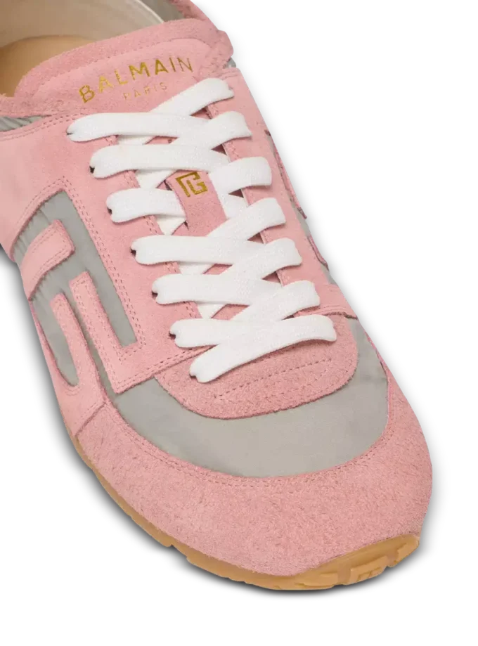 Racer 45 Sneakers aus Wildleder und Nylon