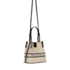 Release Beuteltasche aus Canvas und Kalbsleder Release Beuteltasche aus Canvas und Kalbsleder