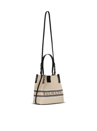 Release Beuteltasche aus Canvas und Kalbsleder