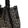 Release Beuteltasche aus Jacquard und Kalbsleder Release Beuteltasche aus Jacquard und Kalbsleder
